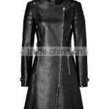 Women Leather Coat thumbnail-1