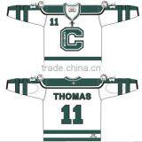 BSCI/ISO9001 Factory Dry Fit Breathable Fabric Italy Sublimation Ink Hotsale Cheap Make Your Own Hockey Jersey thumbnail-1