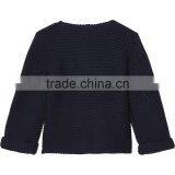 Hot Sale 2017 Custom New Style Kids Sweater Pink Children Knitted Cotton Cardigan Cashmere Sweater for Baby thumbnail-5