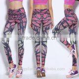 Womens Sublimation Printing Fitness Yoga Wear Pants thumbnail-4