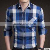 2015 Autumn New Shirt Plaid Shirt Cotton Shirt Man Shirt Men's Clothing thumbnail-1