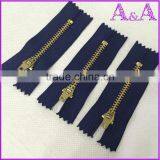 #4 Metal Zipper,with YG Slider,close End, for Brazil Market thumbnail-2