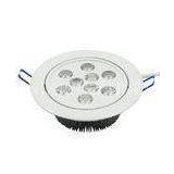 High Power LED Downlight 9W LED Recessed Ceiling Light Fixtures Ra75 120