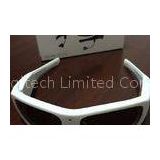 Large Frame 5MP Mini DVR Camera Glasses With Headphones / Video Eyewear Glasses