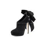 LOTOYO Louise Bow-Back Bootie Women Fashion Ankle Boots LTYK0036 thumbnail-1