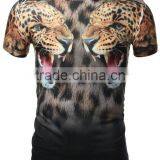 Promotional Custom Short Sleeve Muscle Fit T-shirt Wholesale 100% Polyster Soft thumbnail-2