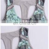 Latest New Woman Yoga With Net Yarn Clothing Wholesale Sports Bra Top With Support Inner Bra and Elastic Fabric thumbnail-2