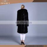Mink Fur Hooded Black Mink Fur Coat Mink Coat thumbnail-1
