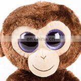 Wholesales Baby Plush Stuff Toys Big Eyes 10 Inch Monkey Animal Toys thumbnail-4