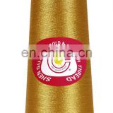 Quality Fluroescent gold metal cone for embroidery