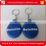 custom double-sided 3d embossed pvc keychain