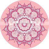 Eco Friendly Round Suede Natural Rubber Yoga Mat thumbnail-5