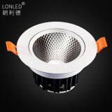 Recessed LED COB Spotlight Aluminum Case White/Silver Die Casting thumbnail-2