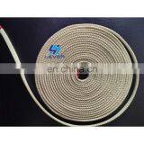 Customized 12 * 4mm Kevlar Braided Cord Rope Used on Glass Tempering Plant Quenching Section thumbnail-5