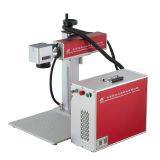 Desktop type fiber laser marking machine for engraving metal plastic bird rings