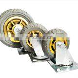 Steel Rubber PU TPR Medical Heavy Duty Cast Iron1 Inch Swivel Castor Wheel thumbnail-4