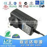 Smart Burglar Alarm 9V 2A Adapter for Alarm Power Supply with UL SAA PSE CE CUL approval in alarm charger