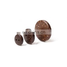 Decorations craft sewing brown real coconut button
