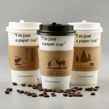 Hot Cup Holder Personalized Reusable Coffee Cup Sleeves Coffee Shops Paper Cups Sleeves thumbnail-1