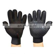 Pet Gentle Deshedding Brush Gloves Efficient Cat Hair Remover Mitts Dog Grooming Cleaning Glove With Enhanced Five Finger Design thumbnail-3