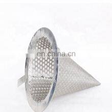 Temporary Filter Stainless Steel Pipes Use Tapered Wire Mesh Filters thumbnail-3