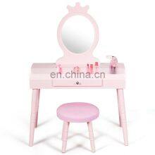 Kids Vanity Dressing Table With Mirror thumbnail-3