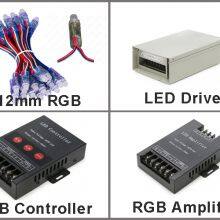 5V 12mm RGB Led Light Pixel Lamp 50pcs/String 0.3W DC5V IP67 Outdoor 3D Letter Signage Made In China thumbnail-4