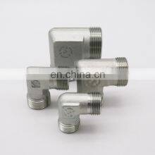 304 316 Carbon Steel Ss 90 Degree Elbow Unf Thread O-Ring Hydraulic Adapter M- to M- Thread Fitting thumbnail-4