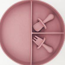 Silicone Baby Divided Plate Suction Feeding Plate Set thumbnail-4