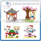 Mini Qute LNO Kawaii 4 Style LNO Hello Kitty Plastic Puzzle Cartoon Model Children Gift Educational Toy