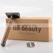 Silver Razorladies Bamboo Traditional Reusable Wooden Safety Razor thumbnail-5