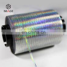 PET BOPP Laser Holographic Easy Open Self Adhesive Tear Tape for Tobacco Packing, Tear Strip Tape for Cigarette Box thumbnail-1