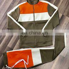 Custom Track Suit 100% Polyester Tracksuit for Men Slim Fit Wholesale Sweatsuit In Cheap Price thumbnail-4