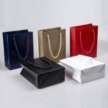 Wholesale Luxury Shoes Clothes Jewelry Packaging Paper Bags Printed Logo thumbnail-2