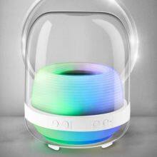 Newset Bluetooth Wireless TWS Mini Portable Speaker With LED Light OEM Logo Surround Subwoofer Speaker thumbnail-1