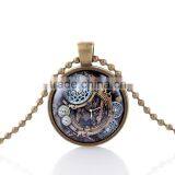 30mm Steampunk Necklace Retrospective Bronze Pendants Cheap Price thumbnail-5
