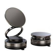 360° Rotation Vacuum Magnetic Phone Holder One-Handed Operation Foldable Adjustable Magnetic Phone Holder Car Holder thumbnail-2
