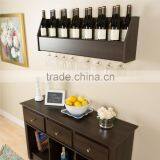 Hot Sale Wooden Wine Glass Hanger Wooden Wine Glass Shelf