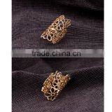 Popular Selling Hollow Out Real Rose Gold Alloy Ring For Women Quality Choice thumbnail-2