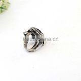 Stainless Steel Big Eye Snake Ring Men's Punk Rock Jewelry Ring thumbnail-3