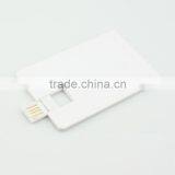 Hot Seller / Swivel Plastic Credit Card Shape USB Flash Drive / CE Rohs FCC Approved / 2G 4G 8G 16G 32G