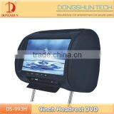9 Inch Car Headrest With Dvd Touch Key