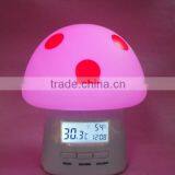 Touch On/off Digital Night Light Thermometer-Hygrometer