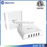 Manufacture Intelligent 5 Port Usb Travel Charger for Mobile Phone Tablet Etc ETL CCC Certified Supplier's Choice thumbnail-2