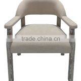 Upholstered Vintage New Design Uesd Wooden Tub Bar Stool thumbnail-1