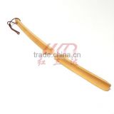 wooden curve shoe horn shoe care with long size