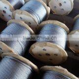 7*19 Steel Wire Ropes , Zinc Galvanized Steel Wire Rope Company