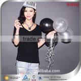 Hot Black Short Sleeveless Cotton Latest Top Fashion Blouses 2015