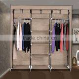 DIY Furniture Portable Folding Fabric Cloth Steel Frame Wardrobe Closet Home Clothes Storage Cabinet OS003666 thumbnail-1