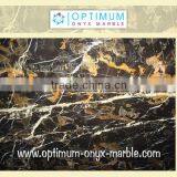 Black and Gold Marble Tile
